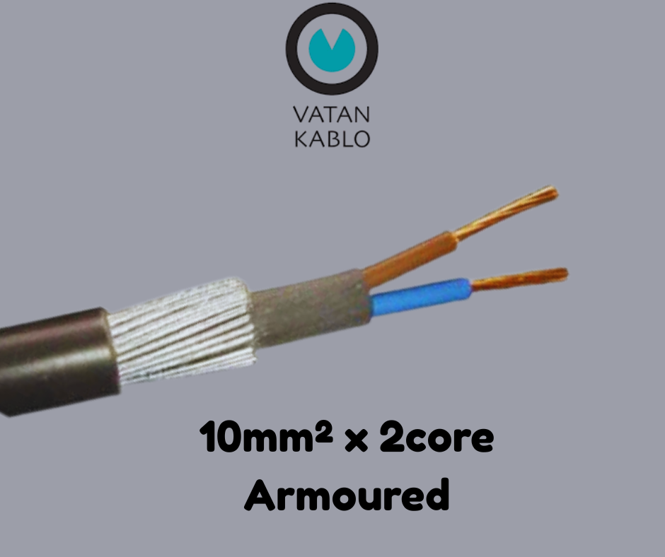 VATAN KABLO 10mm² x 2C (Armoured)