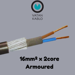 VATAN KABLO 16mm² x 2C (Armoured)
