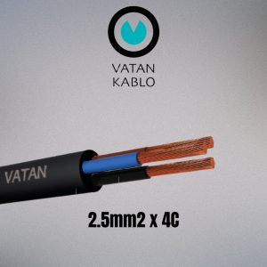 VATAN KABLO 2.5mm² x 4C (Flexible)