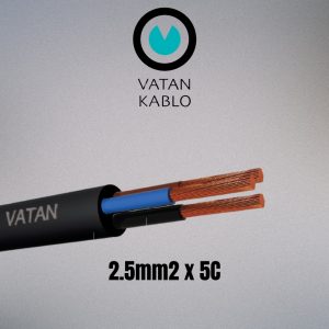 VATAN KABLO 2.5mm² x 5C (Flexible)