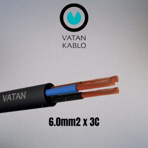 VATAN KABLO 6.0mm² x 3C (Flexible)