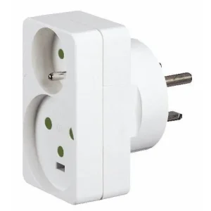 Legrand Adapteur male 2p+t 10/16A femelle 3x13a