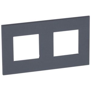 Legrand Art Plate 2+2 mod. Graphite