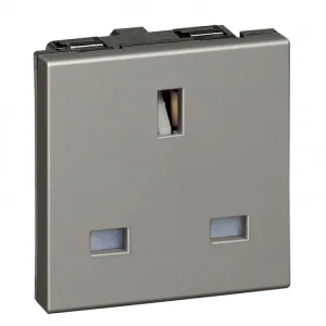 Legrand Art socket 3x13a 2mod. Magnesium