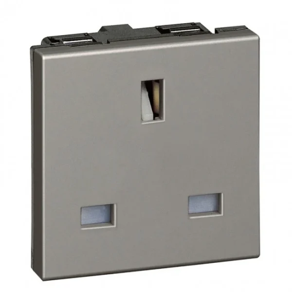 Legrand Art socket 3x13a 2mod. Magnesium
