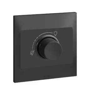 Legrand Bel S Range dimmer Switch 1 Gang 2 Way 1000w rotary push on/off inc hal Anthracite
