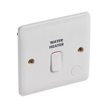 Legrand Syn Switch water heater 20a+neon marked w.heater xxxxx