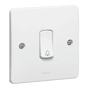 Legrand Syn bell push 1 Gang 10a marked bell