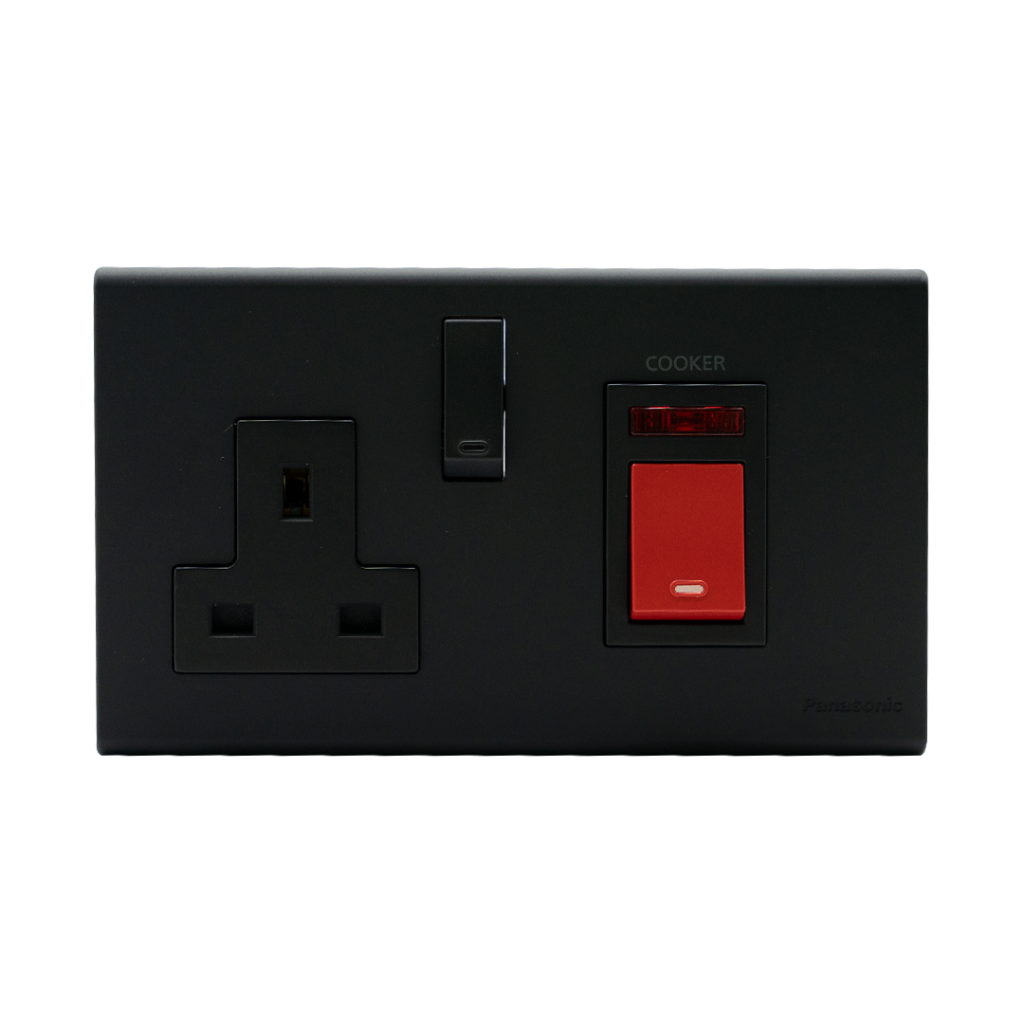 PANASONIC Cooker control Unit (45A DP Switch + 13A DP Switched Socket ...