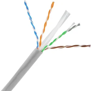 VATAN KABLO LAN Data Cable Cat 6 UTP - Pure Copper (Gray)