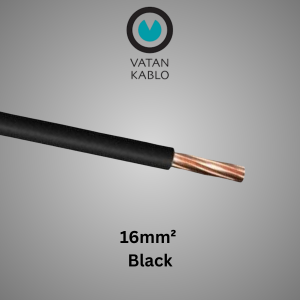 VATAN KABLO 16mm² Flexible Single Core (Black)