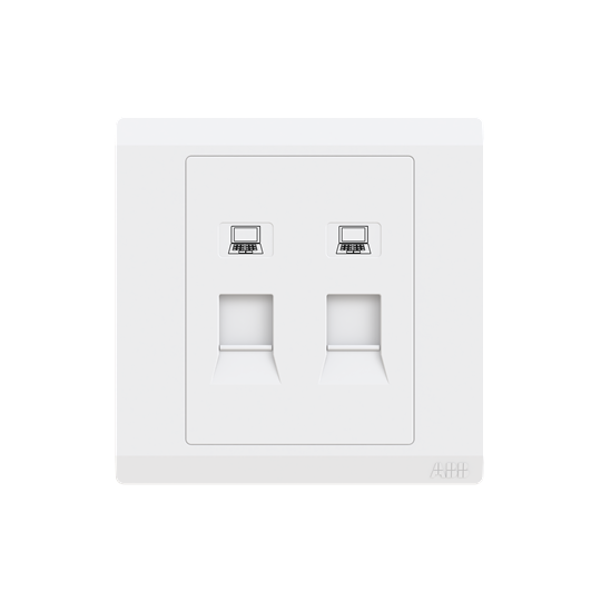 Socket RJ45 2Gang Cat6 - ABB